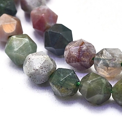 Природного индийского агата бисер нитей&nbsp;G-L552O-07-6mm