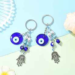 2 шт. брелок ручной работы из лэмпворка&nbsp;KEYC-YW00226