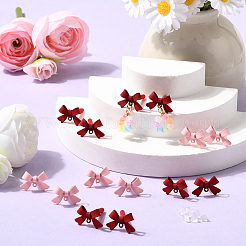 32 шт. 2-цветная фурнитура для сережек-гвоздиков из сплава&nbsp;FIND-BBC0004-33