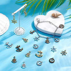 Подвески из сплава в тибетском стиле&nbsp;TIBEP-SC0002-15