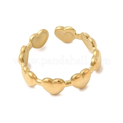 Кольца-манжеты из нержавеющей стали 304 для женщин&nbsp;RJEW-P182-05G