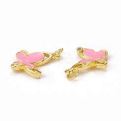 Латунные микро проложить кубического циркония подвески&nbsp;KK-E068-VB324-1