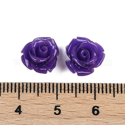 Резные бусины из синтетического коралла&nbsp;CORA-M001-07G-1