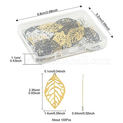100 шт. подвески из листового железа&nbsp;KK-FS0001-98-1