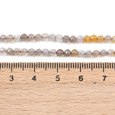 Природные Ботсвана агат бисер нитей&nbsp;G-A129-3mm-18-1