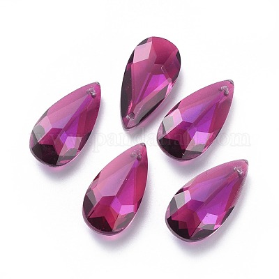 Стеклянные стразы подвески&nbsp;RGLA-L022-A-502MO-1