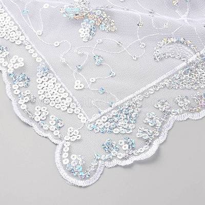 Съемная шаль из полиэстера с пайетками&nbsp;AJEW-WH20072-20B-02-1