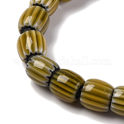 Бусы лэмпворк ручной работы LAMP-K041-01B-16-1