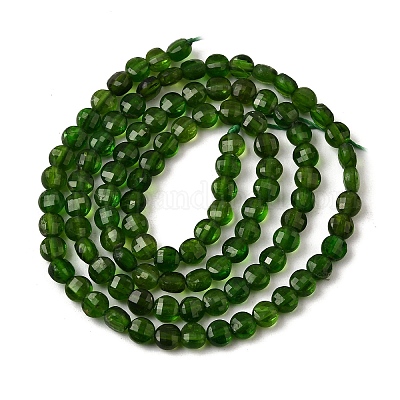 Натуральный зеленый диопсид&nbsp;G-F799-A02-01-1