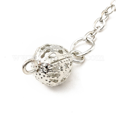 Маятники для биолокации с заостренными цепями из латуни HJEW-D004-04P-1