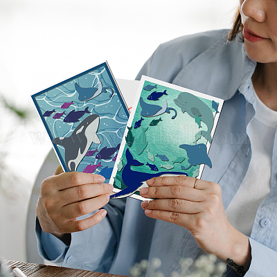 Углеродистая сталь разрезает трафареты DIY-WH0309-1903-1