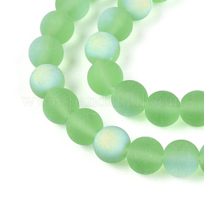 Матовые прозрачные стеклянные бусины&nbsp;LS-GLAA-T032-T8mm-MBB17-1