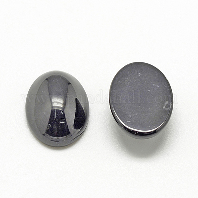 Натуральный черный камень кабошоны&nbsp;X-G-R415-13x18-46-1