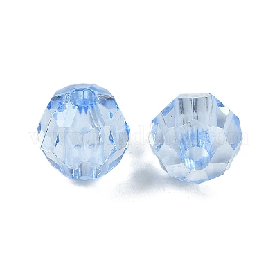 Прозрачные акриловые бусины&nbsp;OACR-Q015-02D-1