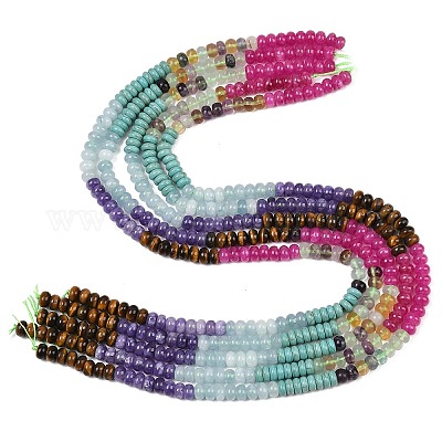 Нити из натурального тигрового глаза&nbsp;G-Z135-C13-1