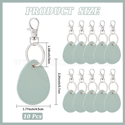 10 шт. подвески из искусственной кожи и сплава&nbsp;KEYC-CN0001-08E-1