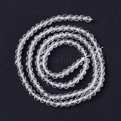 Прозрачные стеклянные бусины&nbsp;X-GLAA-C019-01B-06-1