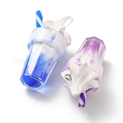 Подвески из полупрозрачной смолы RESI-D067-01J-1