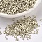 MIYUKI Delica Beads, Cylinder, Japanese Seed Beads, 11/0, (DB0335) Matte Galvanized Silver, 1.3x1.6mm, Hole: 0.8mm, about 10000pcs/bag, 50g/bag