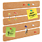 Rectangle Self-adhesive Felt Sticky Notes for Memo Notepads, with Iron Map Pins, Wheat, 22.7~328x22.7~49.5x8~8.3mm