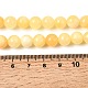 Естественный желтый нефрит бисер нитей&nbsp;G-Q462-8mm-36-5