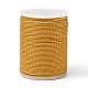 Круглый вощеный полиэфирный шнур&nbsp;YC-G006-01-1.0mm-24-1