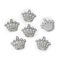 Цинковый сплав с подвесками из хрусталя и страз&nbsp;FIND-WH0126-137B-P