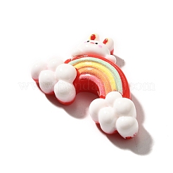 Кабошоны из непрозрачной смолы на тему кролика&nbsp;CRES-U004-04E