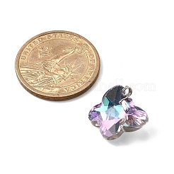 10 шт. граненые стеклянные подвески&nbsp;PALLOY-JF04063-02