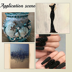 120 г двухцветных непрозрачных стеклянных бусин&nbsp;MRMJ-SC0001-36