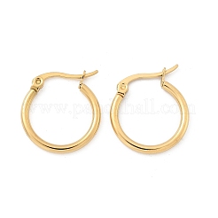 Серьги-кольца из нержавеющей стали 304 с ионным покрытием (IP)&nbsp;EJEW-N0016-11G-B