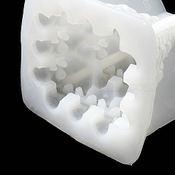 DIY 3d Хэллоуин Череп Пирамида Свеча пищевой силиконовый статуэтка Молды&nbsp;SIMO-B007-01