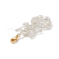 Ангельские стеклянные подвески украшения&nbsp;HJEW-MZ00006-03