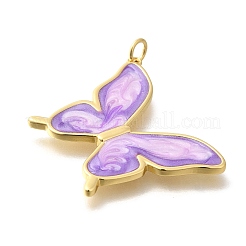 Подвески из латуни с эмалью в стойку&nbsp;KK-M296-02G