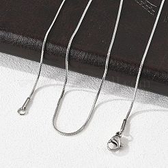 Ожерелья-змейки из нержавеющей стали 304&nbsp;LS-NJEW-F112-39