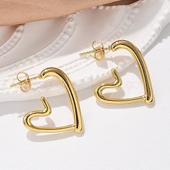 Серьги-гвоздики из нержавеющей стали 304 для женщин&nbsp;EJEW-L296-002G