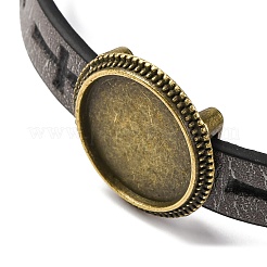 Изготовление браслета из искусственной кожи с полым крестом&nbsp;LS-MAK-I020-01C