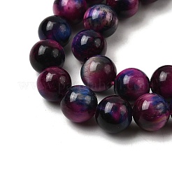 Природных тигровый глаз бисер нитей&nbsp;G-F561-10mm-B09