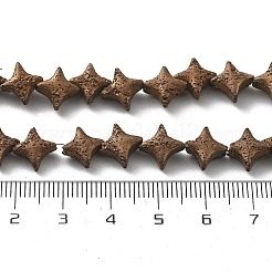 Гальванические бусины из натуральной лавы&nbsp;G-A251-C01-01C