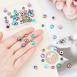 Вакуумное покрытие pvd нержавеющая сталь 304 разделительные бусины&nbsp;STAS-UN0019-75M