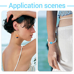 16шт 4 стиля ручной работы бусины лэмпворк&nbsp;LAMP-TA0001-94