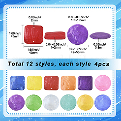 Комплекты подвесок из ракушек и ракушек capiz&nbsp;DIY-SP0005-49