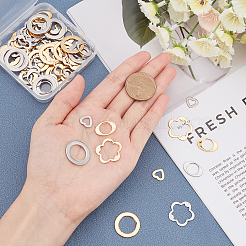 80 шт. 8 соединительных кольца из нержавеющей стали 304&nbsp;STAS-UN0022-50