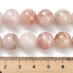 Натуральный розовый морганит бисер нитей&nbsp;G-H335-B01-12mm