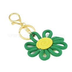 6 шт. плетеные брелоки в виде цветов&nbsp;KEYC-JKC01434