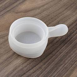 Плоские круглые с ручкой силиконовые подсвечники Молды своими руками&nbsp;LS-SIMO-G010-02A