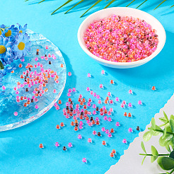 100 г прозрачные стеклянные круглые бусины&nbsp;SEED-TA0001-44A