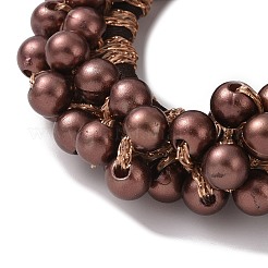 Эластичные аксессуары для волос с имитацией бисера&nbsp;LS-OHAR-PW0007-49J