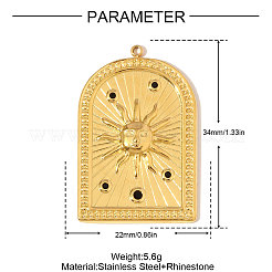Подвески из нержавеющей стали 304&nbsp;STAS-OY006-71G