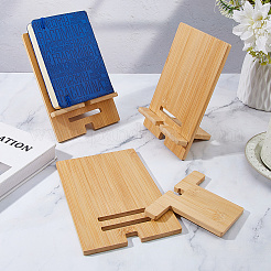 Бамбуковые держатели для мобильных телефонов&nbsp;AJEW-WH0248-894